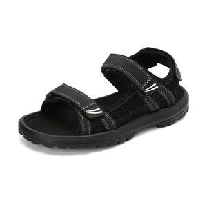 Men Sandals Outdoor Lightweight Anti Slip Waterproof Black Size 10